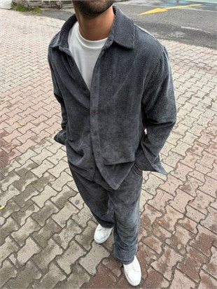 Oversize Kadife Kumaş Alt-Üst