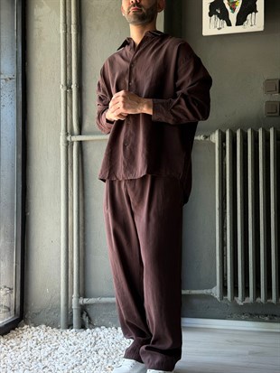 Oversize Modal Kumaş Alt-üst Takım
