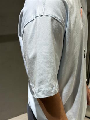 oversize nakışlı  tişort