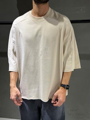 oversize nakışlı ve baskı detaylı tişort 