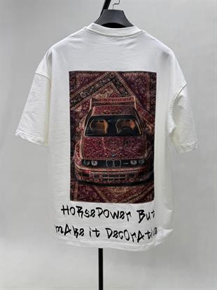 Oversize Punch Printing T-shirt