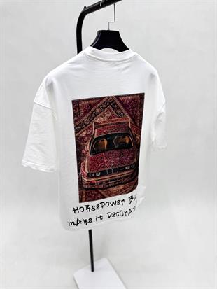 Oversize Punch Printing T-shirt