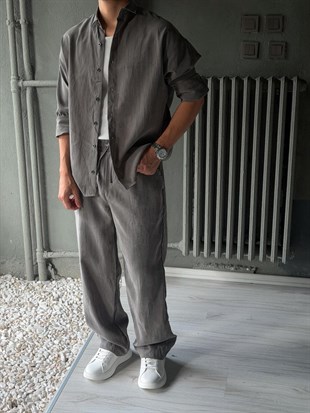 Oversize Tensel Kumaş Alt-üst Takım