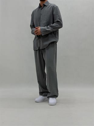 Oversize Tensel Kumaş Alt-üst Takım