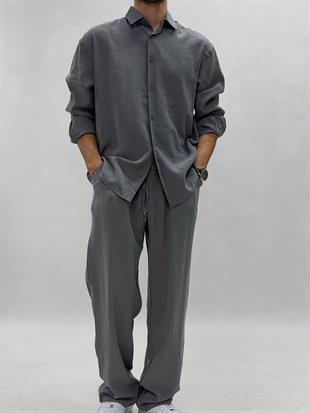 Oversize Tensel Kumaş Alt-üst Takım