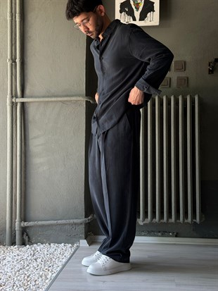 Oversize Tensel Kumaş Alt-üst Takım