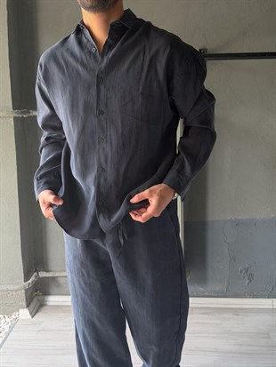 Oversize Tensel Kumaş Alt-üst Takım