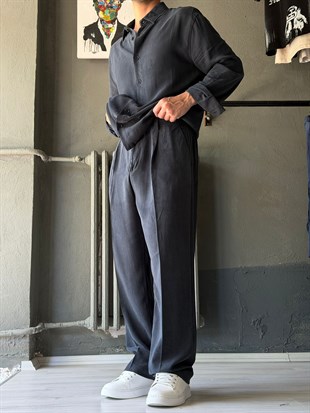 Oversize Tensel Kumaş Alt-üst Takım