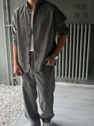 Oversize Tensel Kumaş Alt-üst Takım