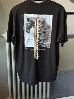 pach nakış  oversıze tişort 