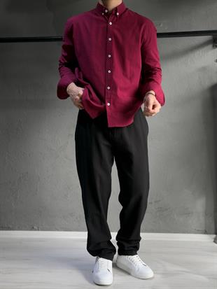 pamuk keten rahat gömlek