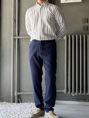 Rahat Kalıp Yazlık Keten Pantolon