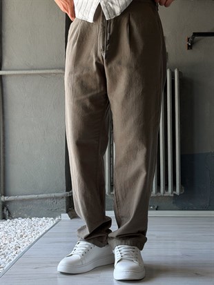 Rahat Kalıp Yazlık Keten Pantolon