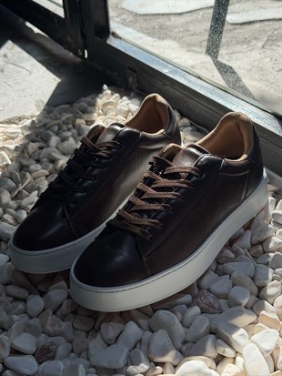 Suni Deri Erkek Sneaker