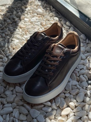 Suni Deri Erkek Sneaker