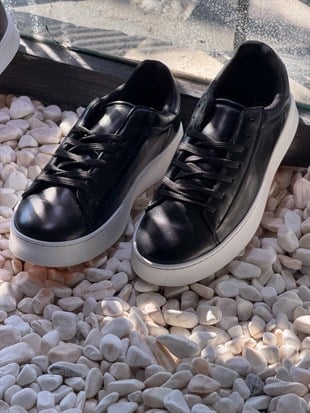 Suni Deri Erkek Sneaker