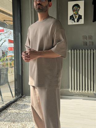 yıkamalı oversize takım