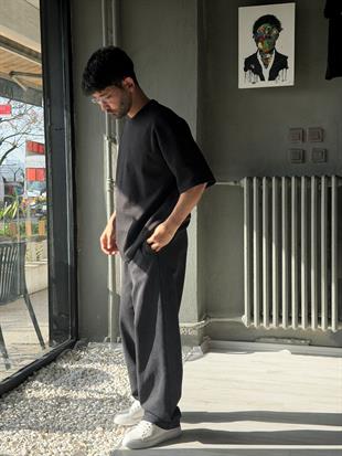 yıkamalı oversize takım