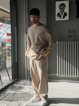 yıkamalı oversize takım