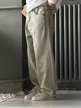 Yıkamalı Super Baggy Kot Pantolon