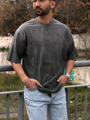 Yüksek Kaliteli Yıkamalı Oversize T-shirt