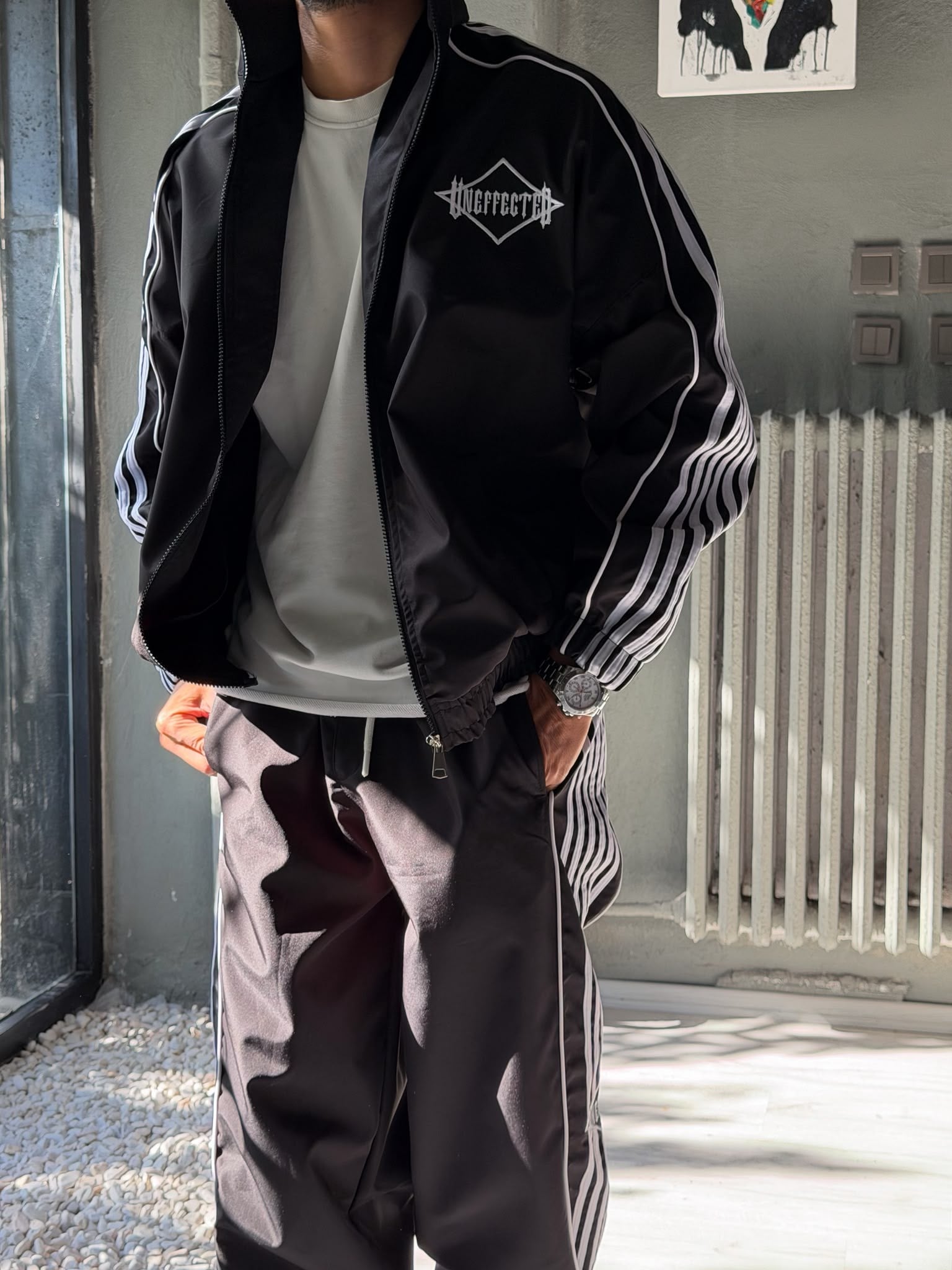 Alt-üst Bomber Baggy Takım
