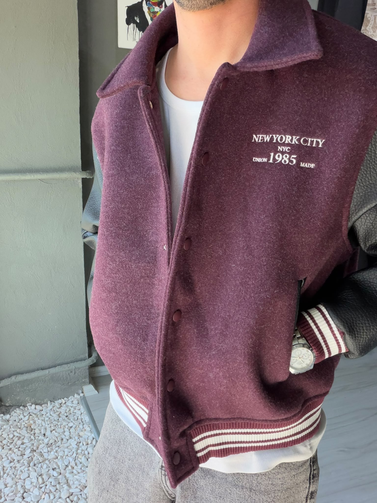American Cycling Oversize College Ceket