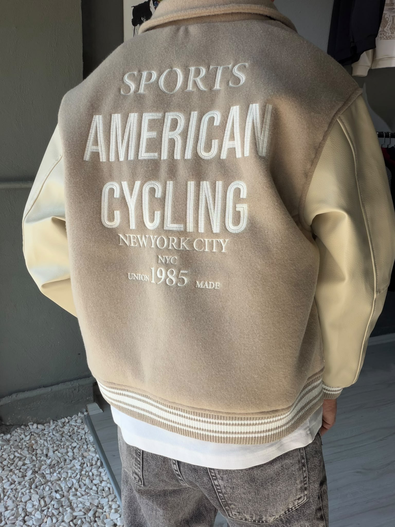 American Cycling Oversize College Ceket