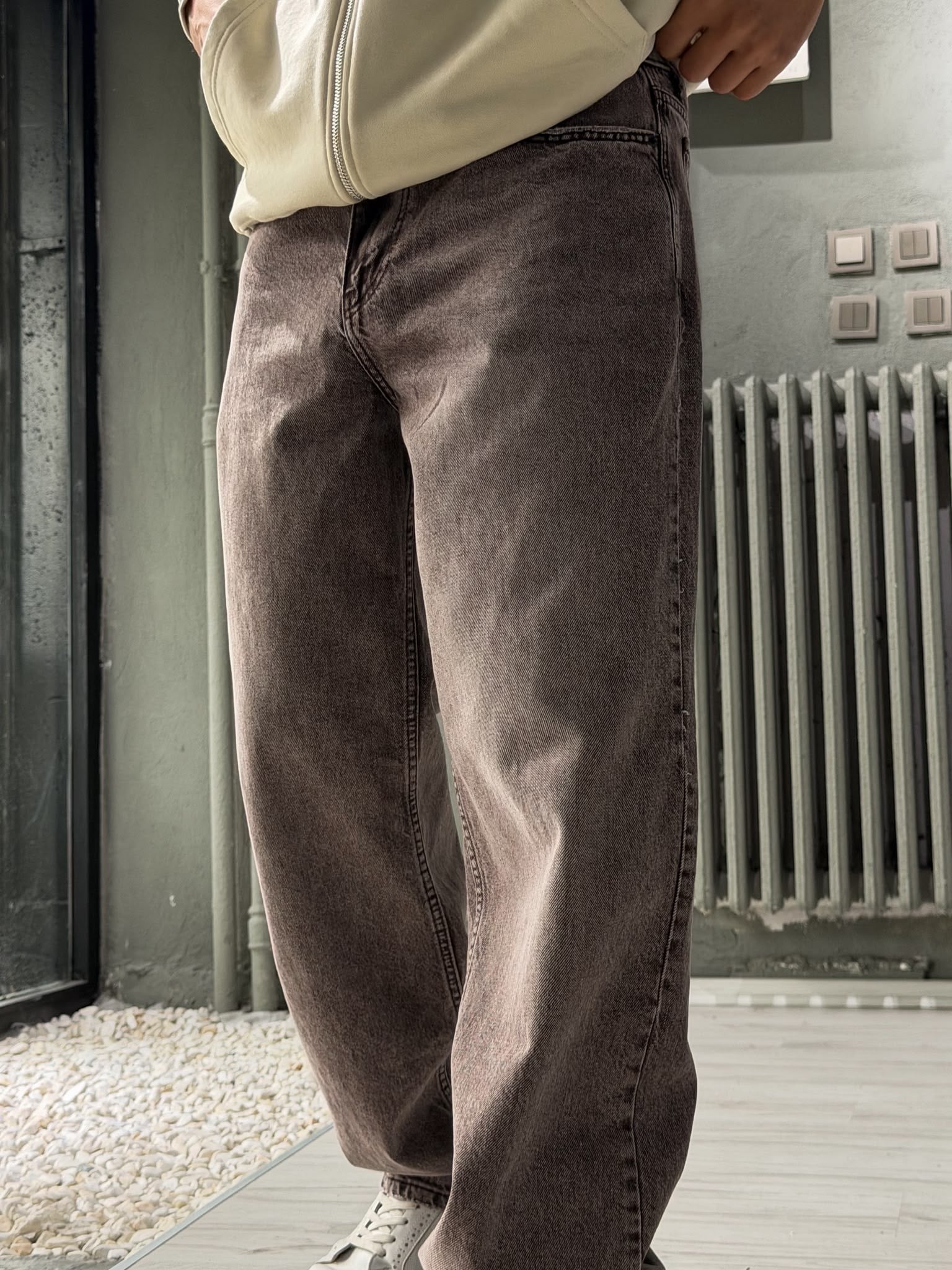 Baggy Fit Kot Pantolon
