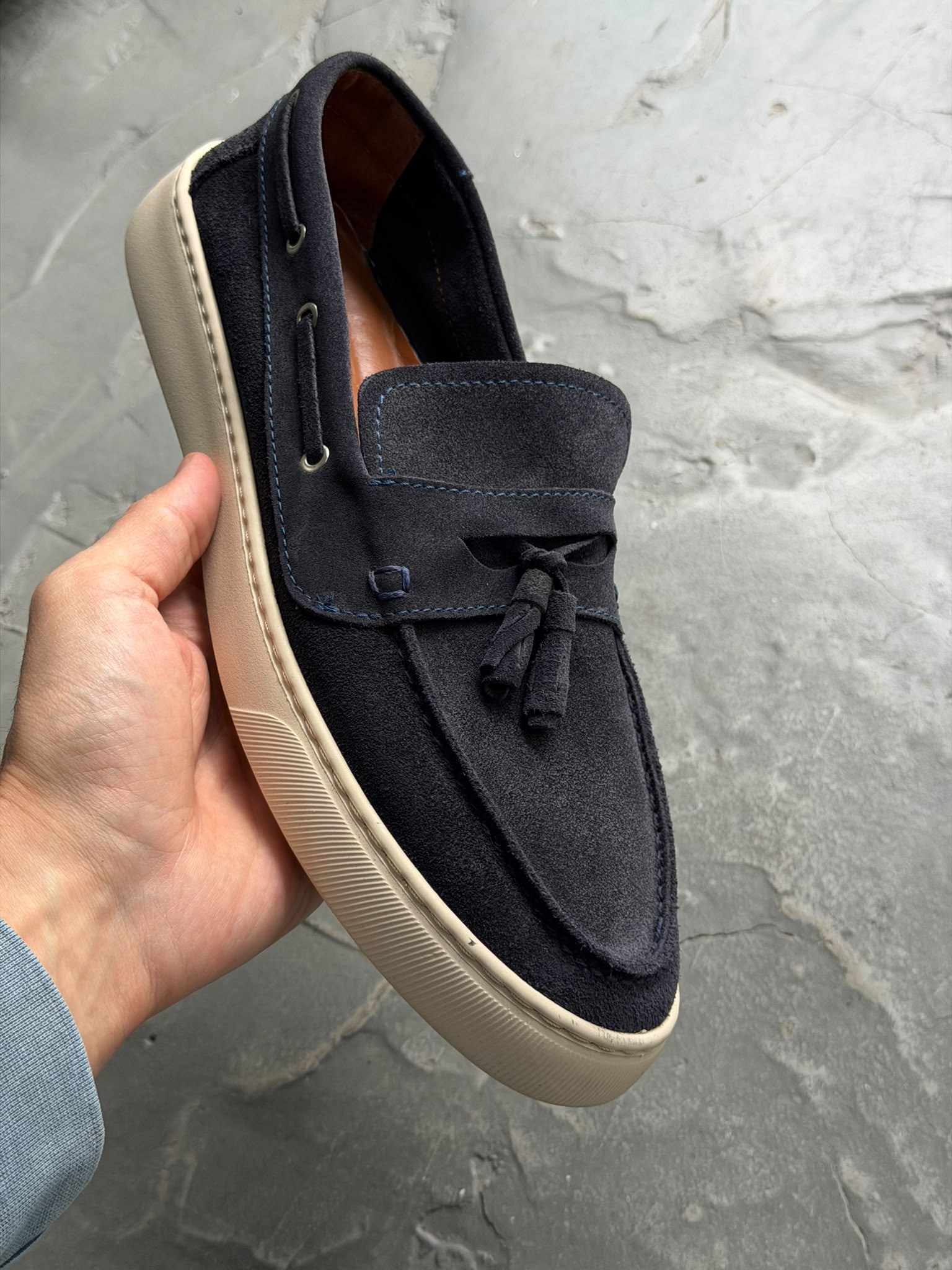 Hakiki Süet Deri Loafer Ayakkabı