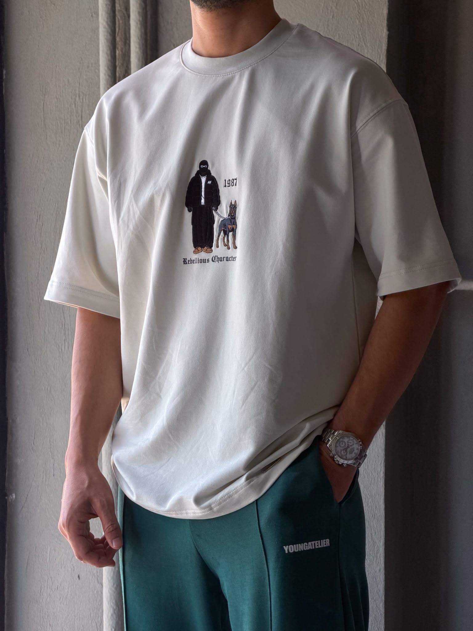 Nakışlı Oversize T-shirt