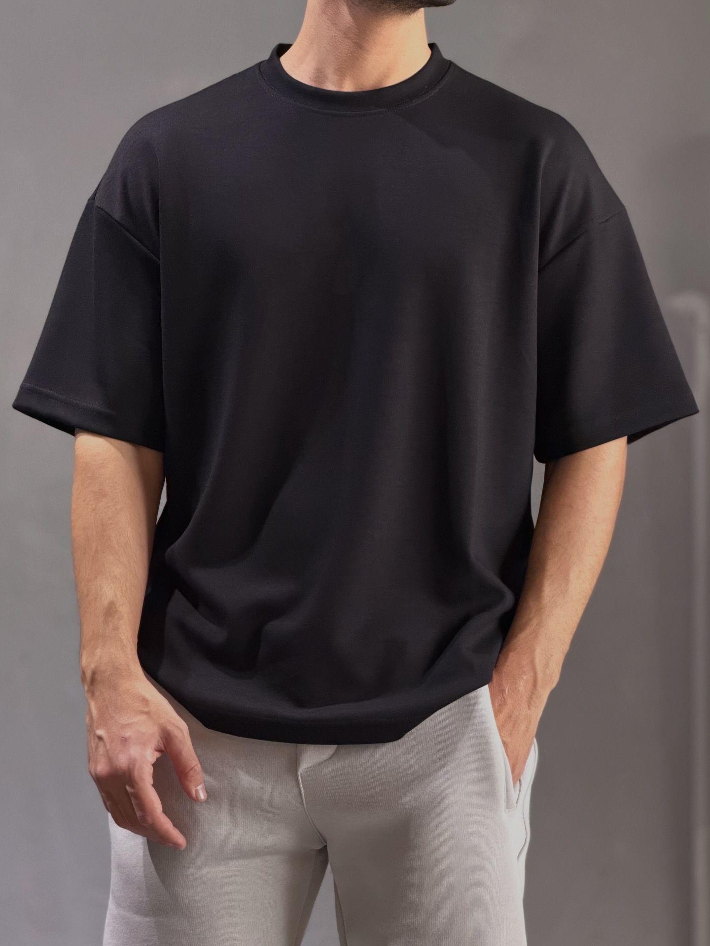 Oversize Düz T-shirt