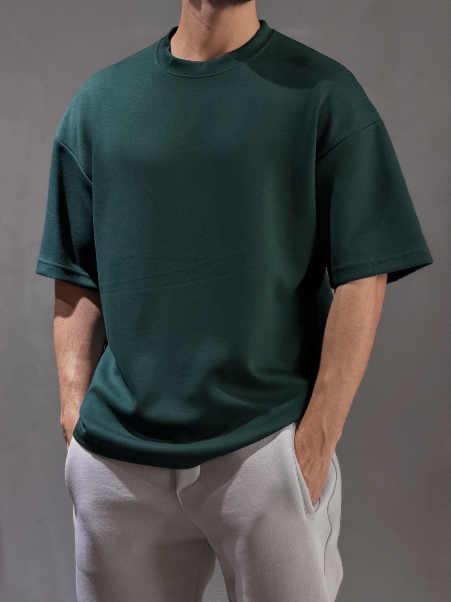 Oversize Düz T-shirt