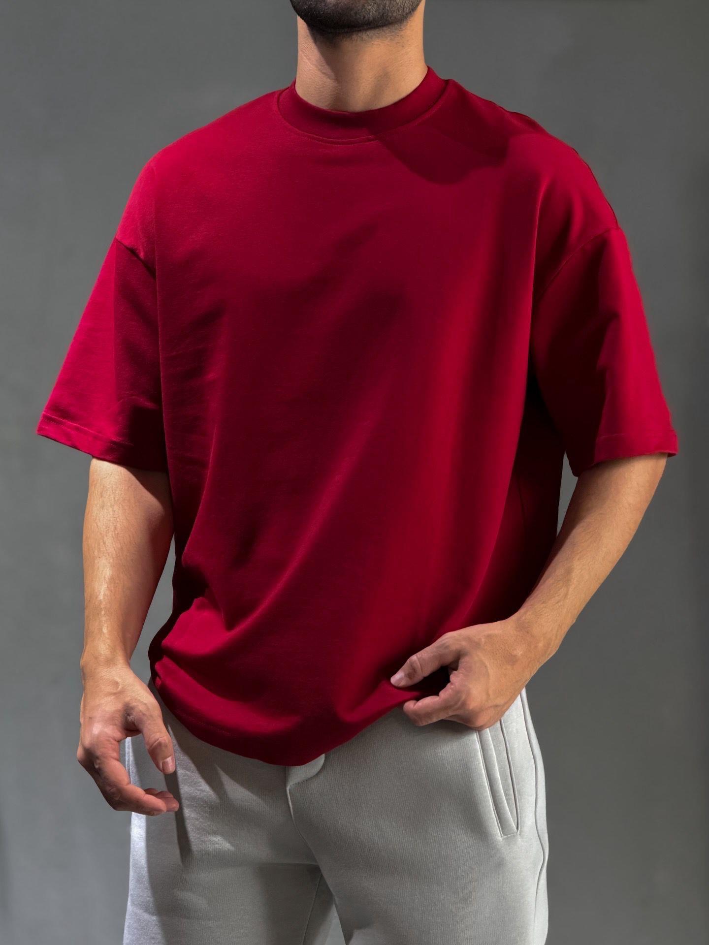 Oversize Düz T-shirt