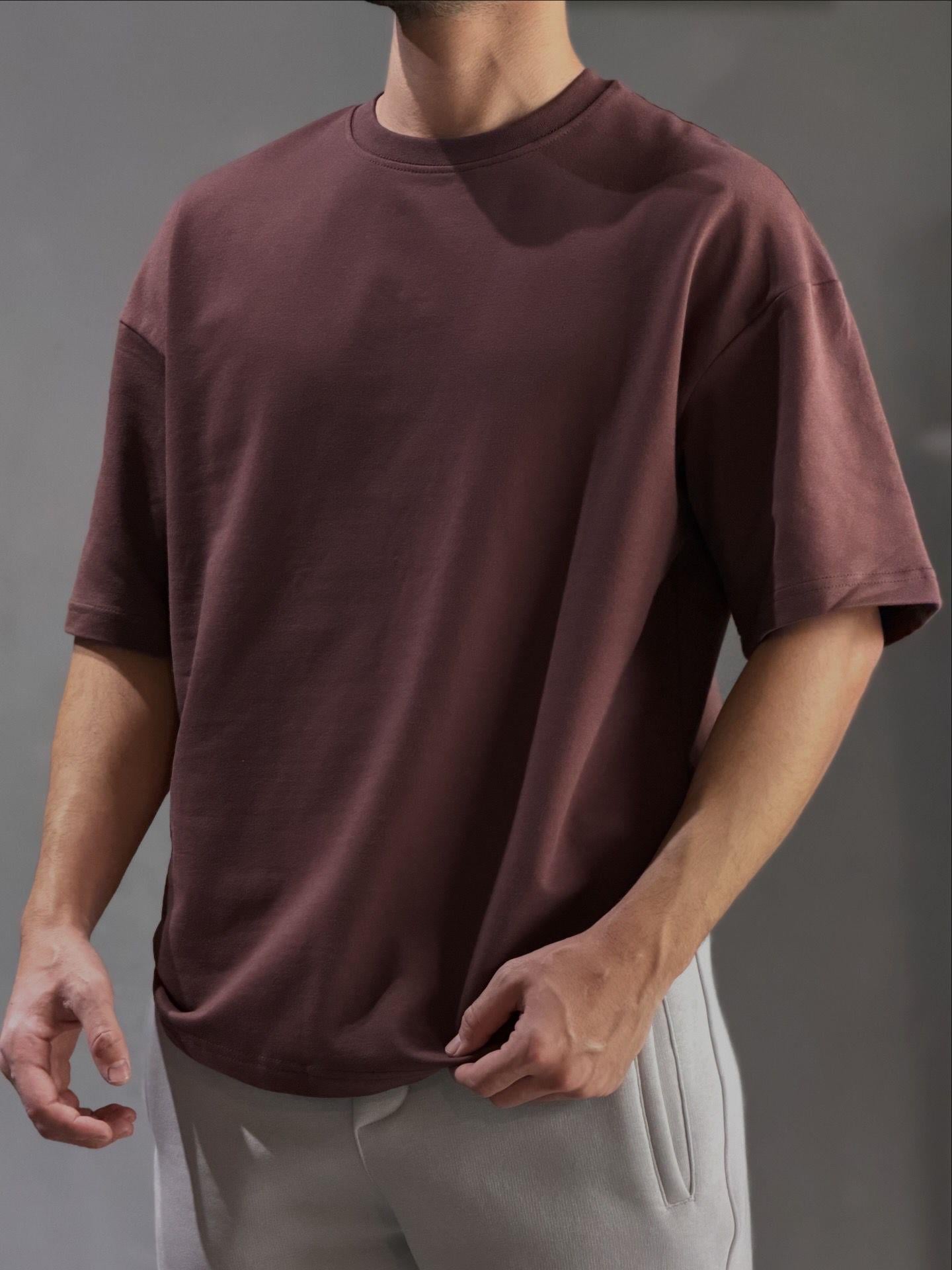 Oversize Düz T-shirt