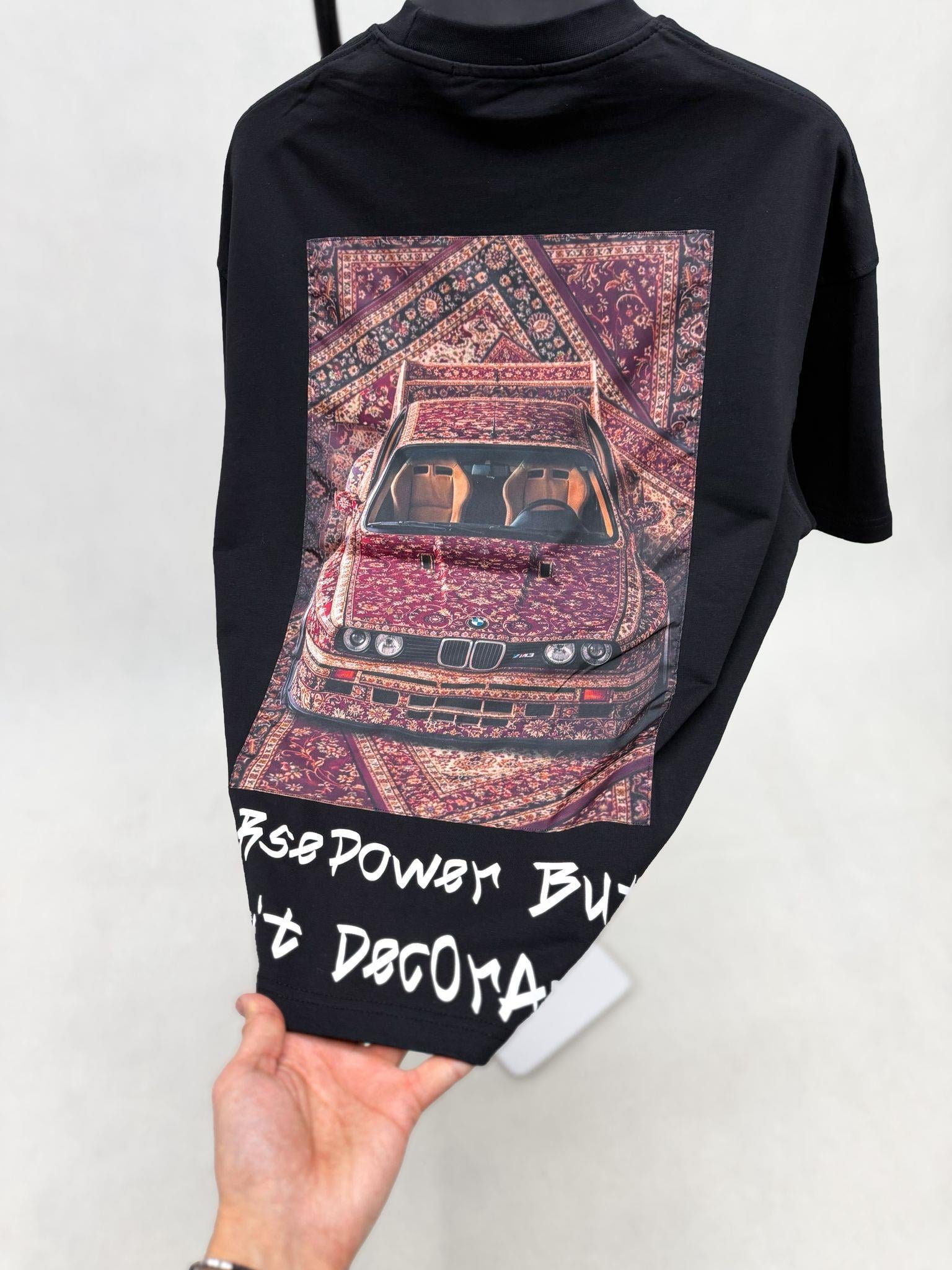 Oversize Punch Printing T-shirt