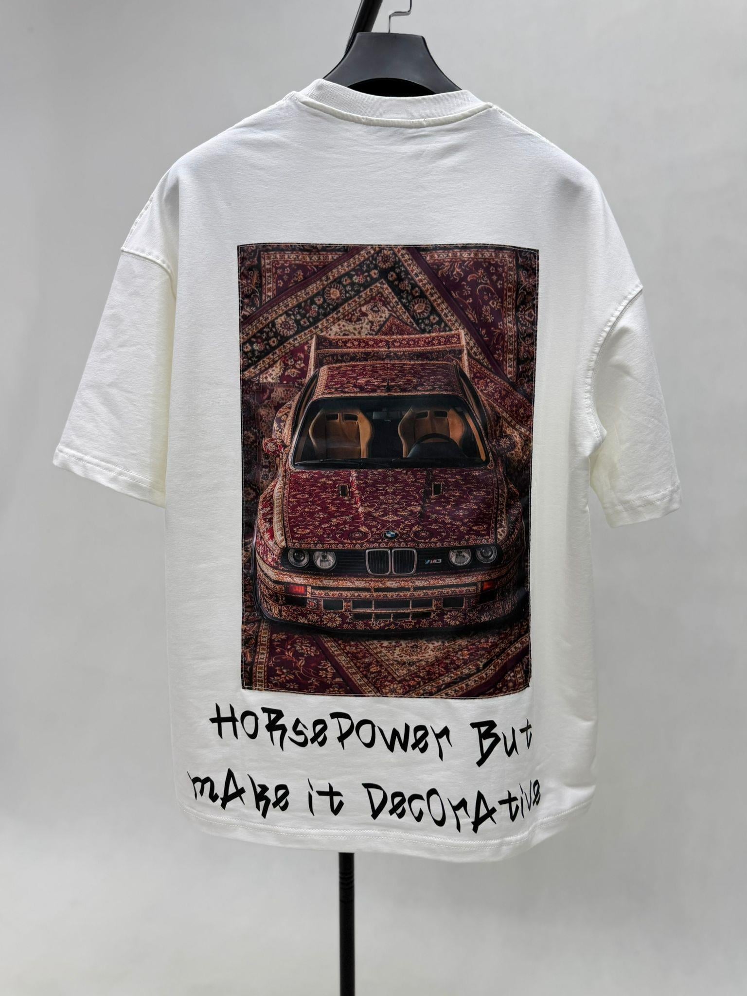 Oversize Punch Printing T-shirt