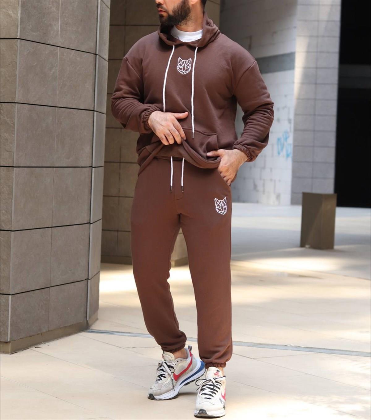 Oversize şardonsuz ikili takım