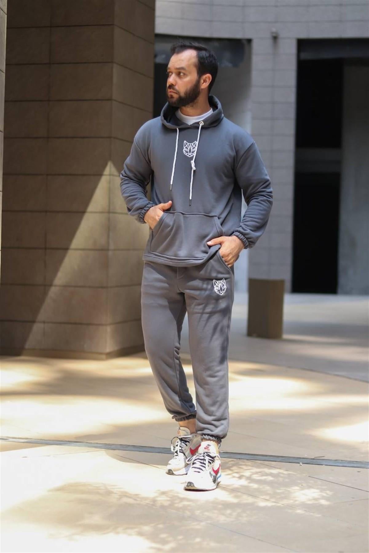 Oversize şardonsuz ikili takım