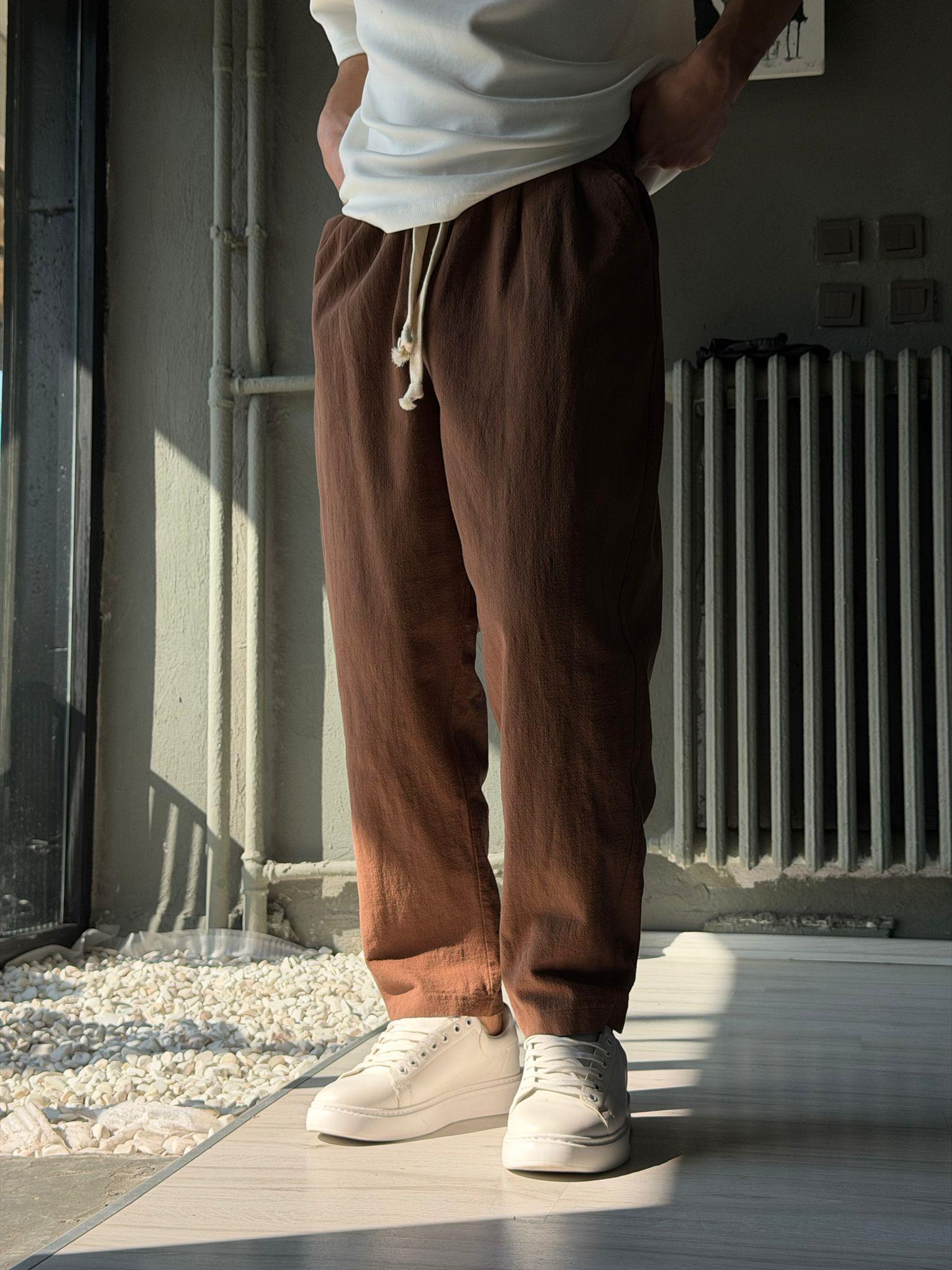 salaş keten pantalon