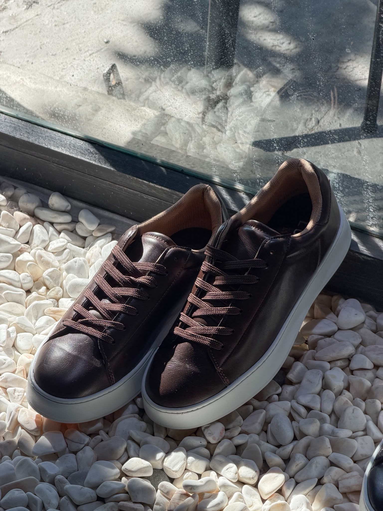 Suni Deri Erkek Sneaker