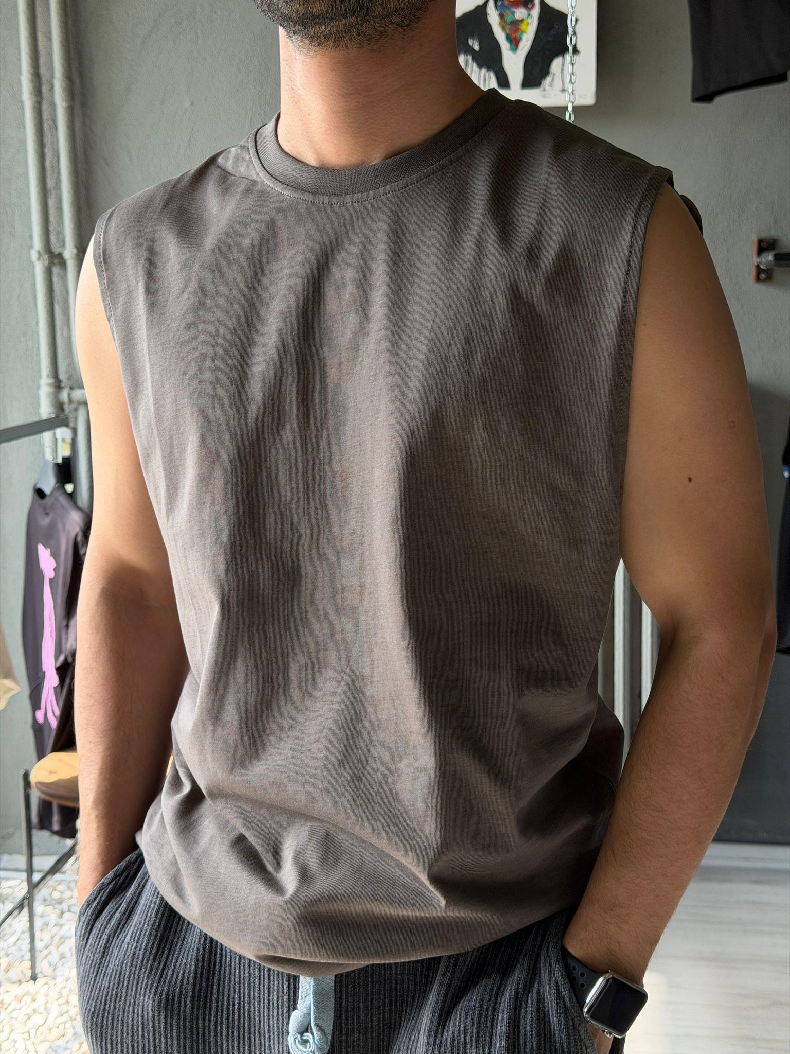 Yıkamalı Oversize Atlet