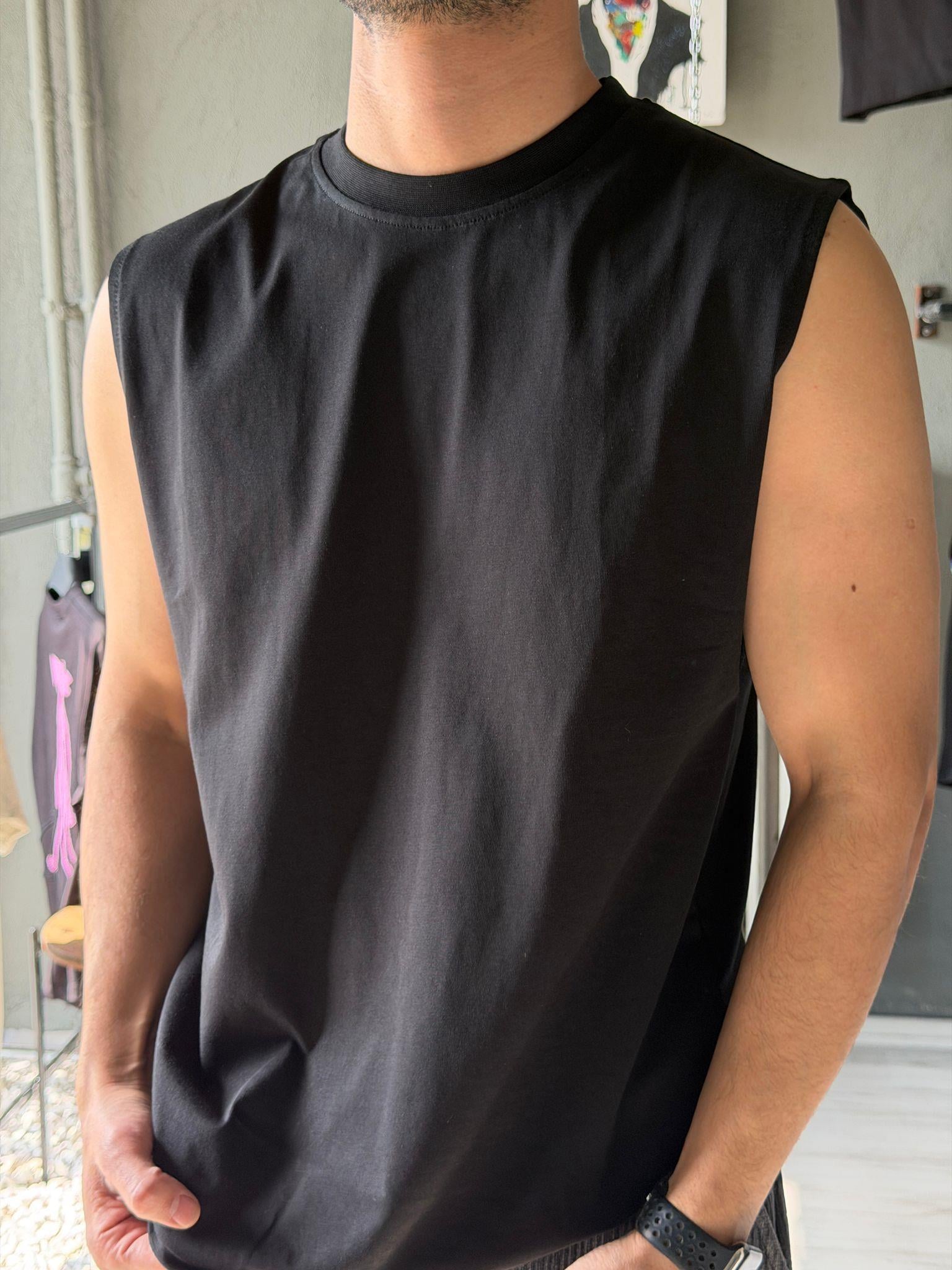 Yıkamalı Oversize Atlet