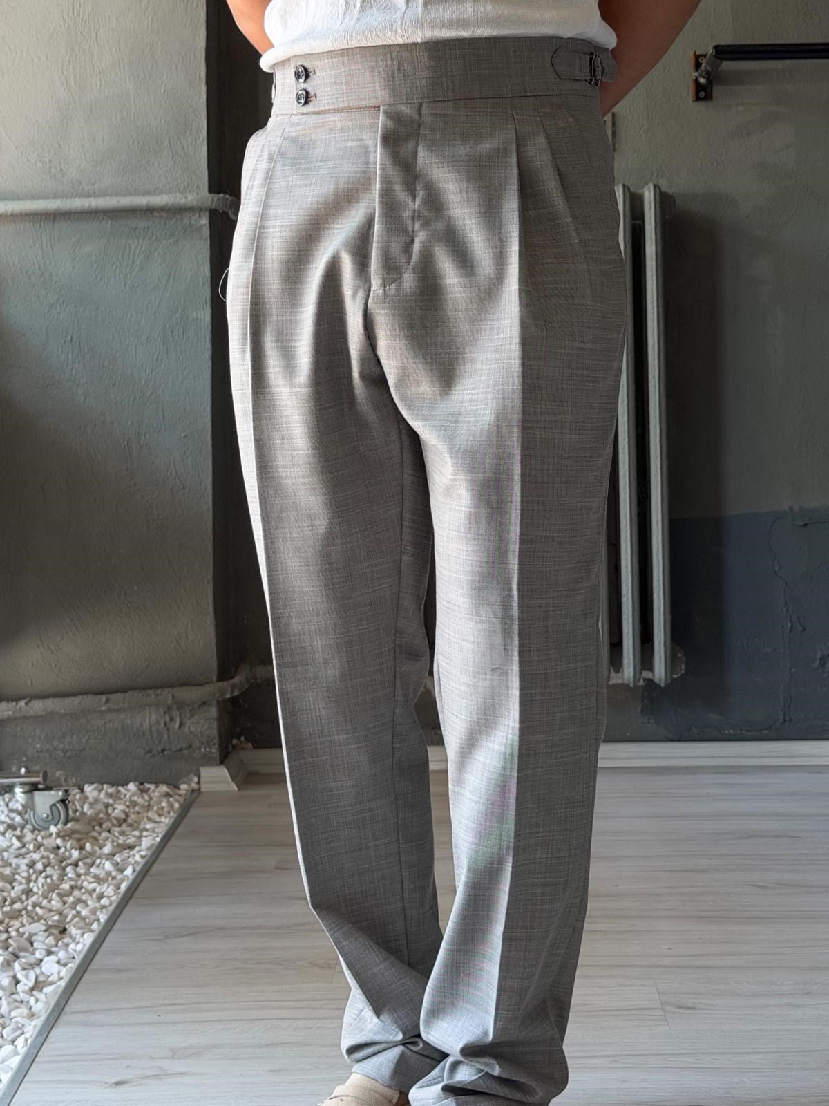 Yüksek Bel İtalyan Kesim Pantolon