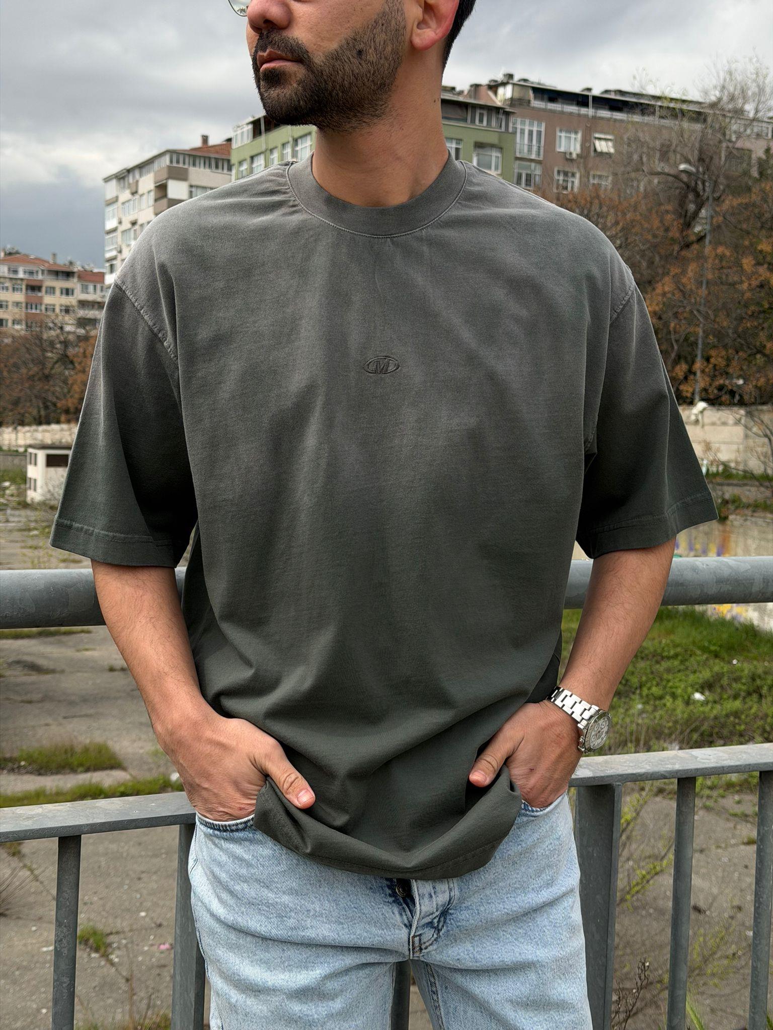 Yüksek Kaliteli Yıkamalı Oversize T-shirt