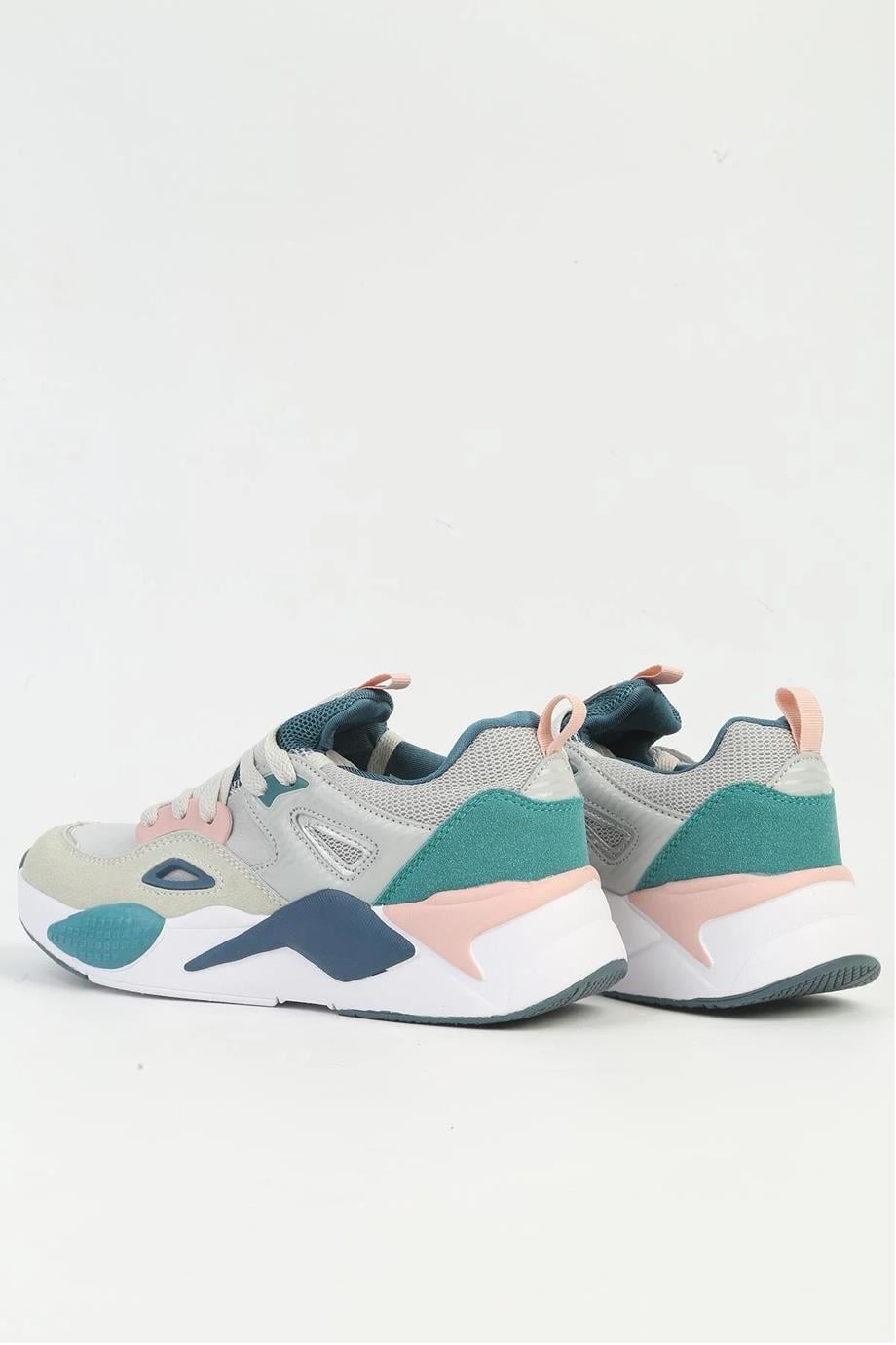 BENETTON GRİ KADIN SPOR AYAKKABI 11109-CHN-06-2K5