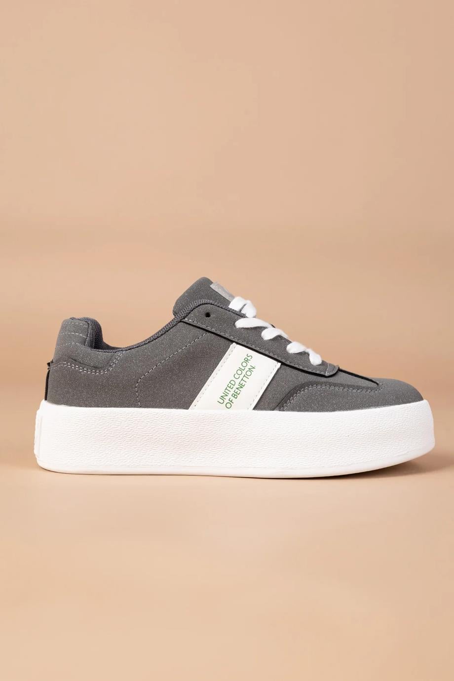 BENETTON  GRİ KADIN SPOR AYAKKABI 11241-CHN-13-2K5