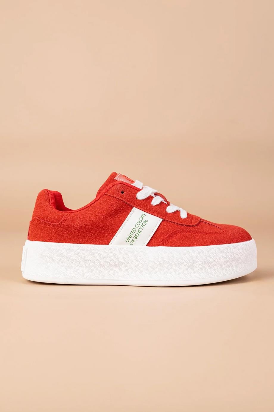 BENETTON KIRMIZI KADIN SPOR AYAKKABI 11241-CHN-13-2K5