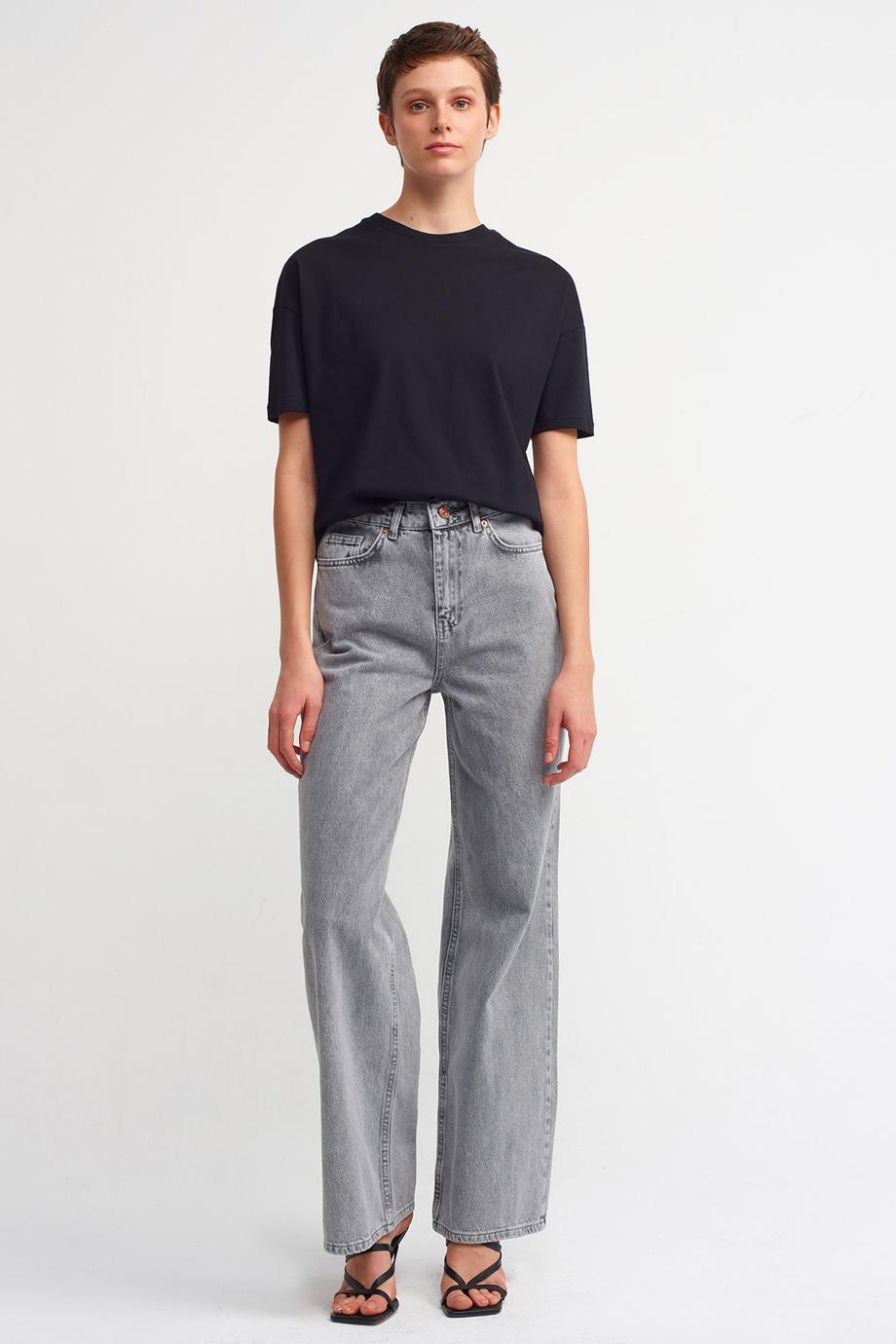 Basic T-Shirt-Siyah 3683-2Y6