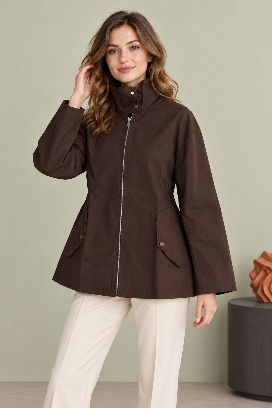 7734-2K7 EFİL PARKA-KAHVE